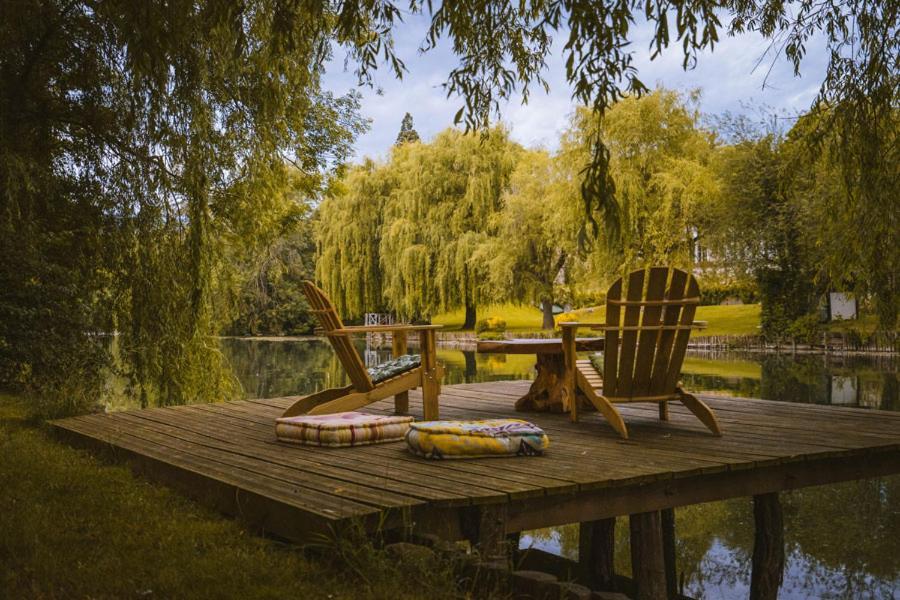 Le Chalet Du Bout Du Monde, En Bord De Riviere ! Grez-sur-Loing Dış mekan fotoğraf